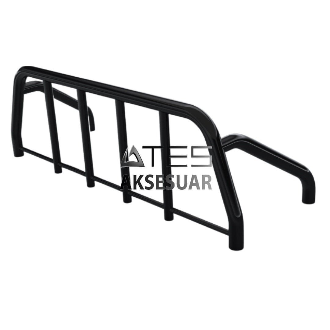 c9330153-82d8-4725-b2d9-f40f3b9380f4-9.jpg NISSAN NAVARA 2005-2016 VİLLAGE BLACK Pickup Boru Tip Rollbar - Görsel 1