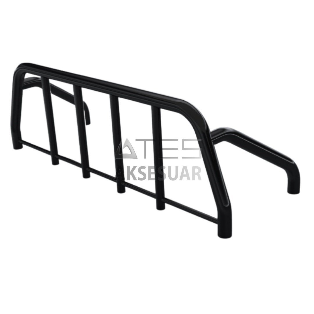 c9330153-82d8-4725-b2d9-f40f3b9380f4.jpg FORD RANGER-2006-2012 VİLLAGE BLACK Pickup Boru Tip Rollbar - Görsel 1