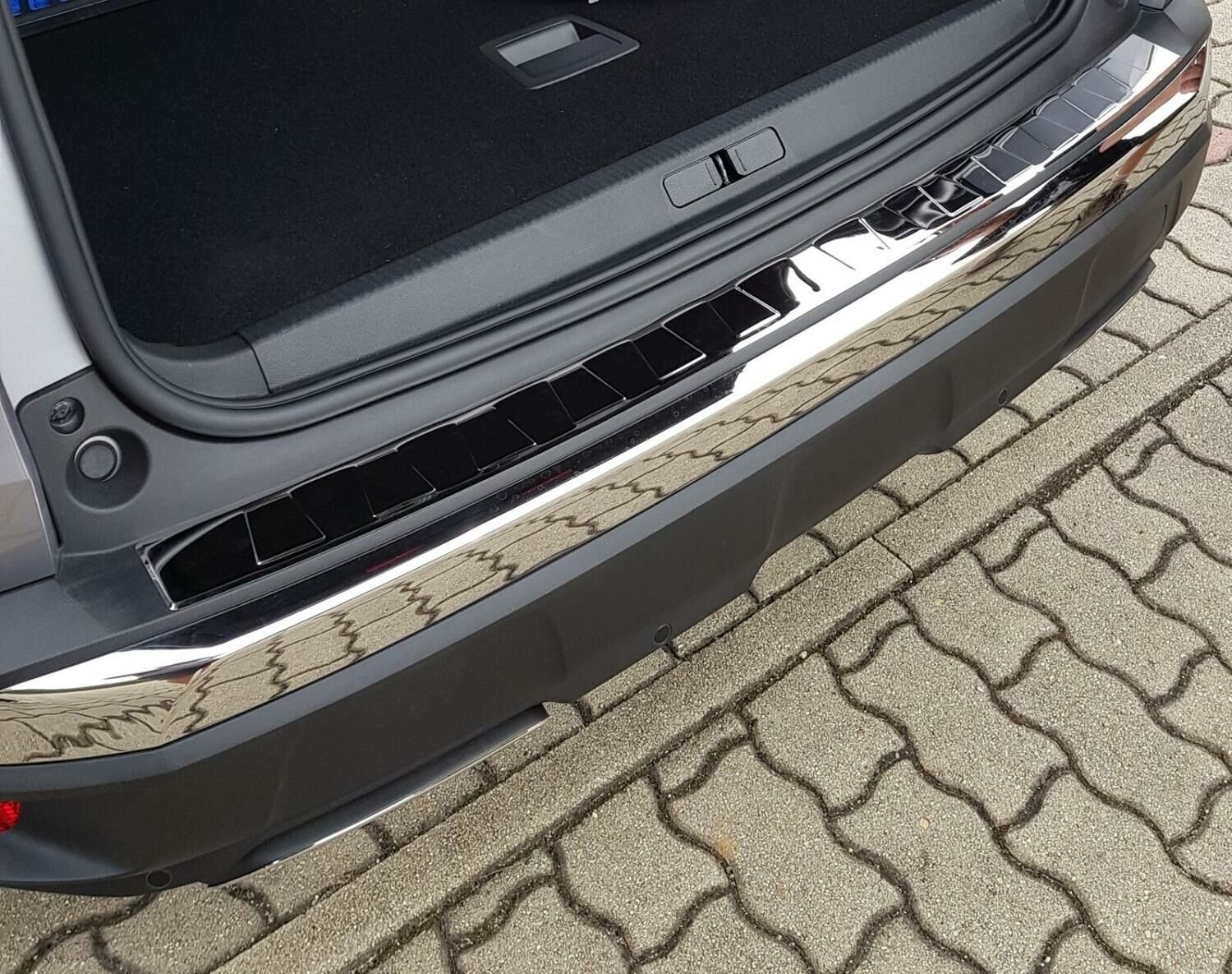 dd136-446.jpg Dacia Duster Arka Tampon Koruması Paslanmaz Çelik 2010-2017 - Görsel 1