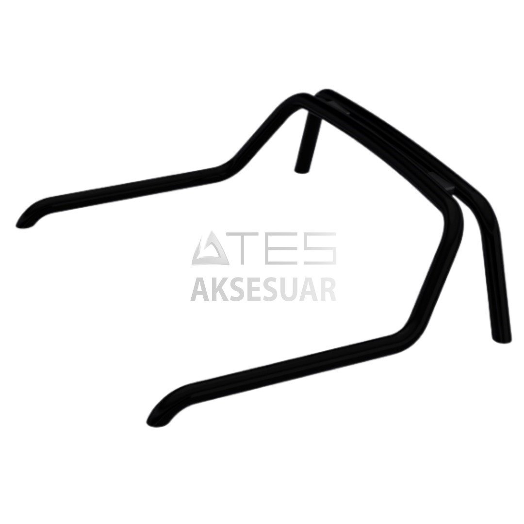 flow-black-pickup-boru-tip-rollbar-3.jpg ISUZU D-MAX 2012-2018 FLOW BLACK PİCKUP BORU TİP ROLLBAR - Görsel 1