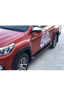 Toyota Hilüx Revo 2015 Üzeri Yan Basamak Kaya Kaydırıçı Aqm